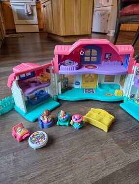 Vintage Fisher Price Little People Sweet Sounds PlayTime Pals Figurine Accessori